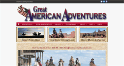 Desktop Screenshot of great-american-adventures.com